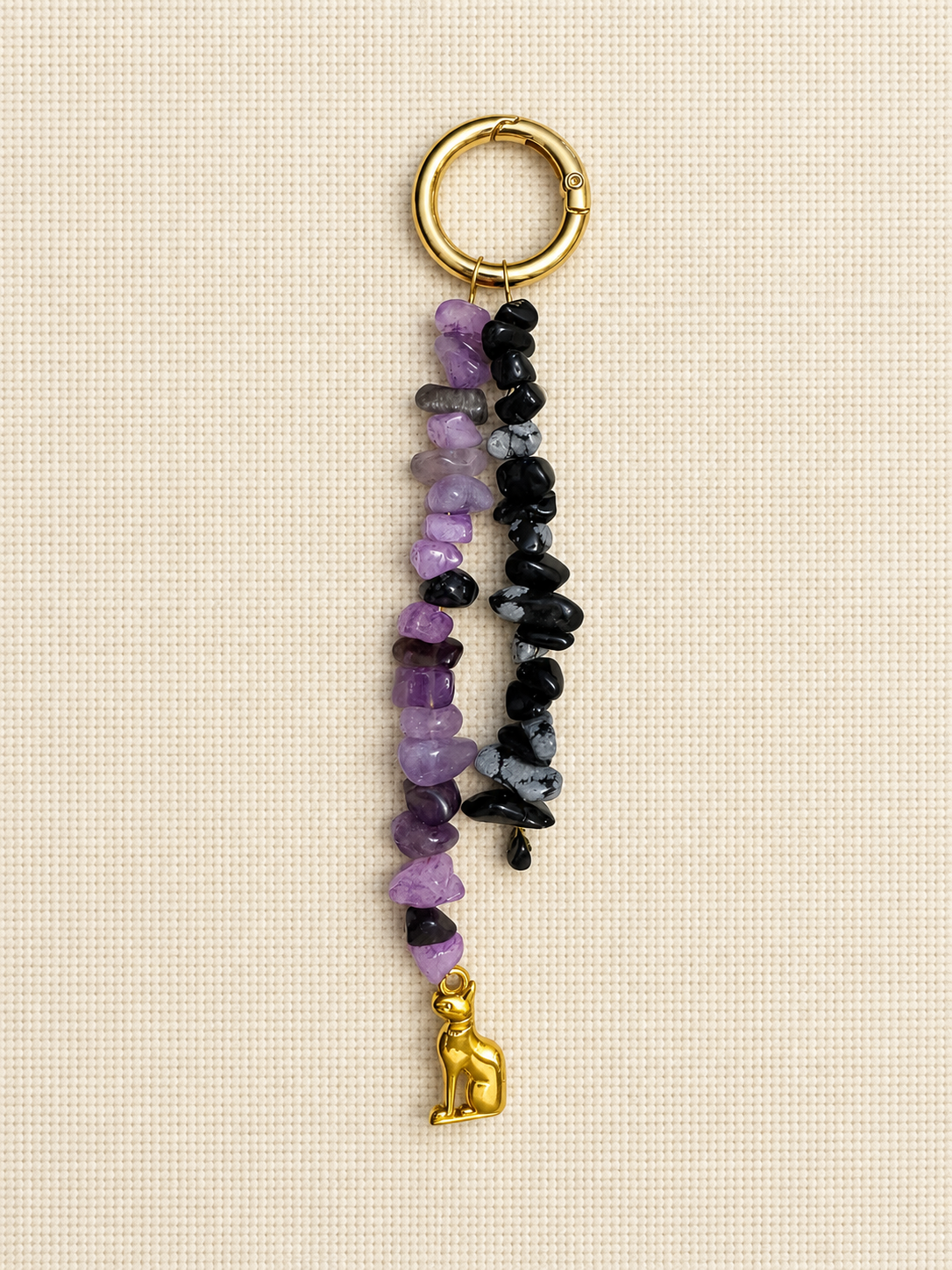 Bastet charm purple