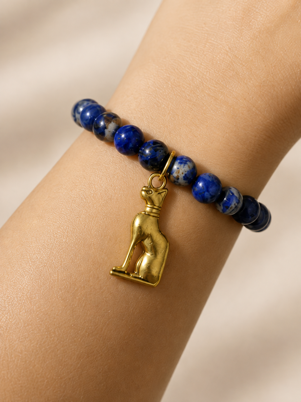 Agate Bastet Bracelet