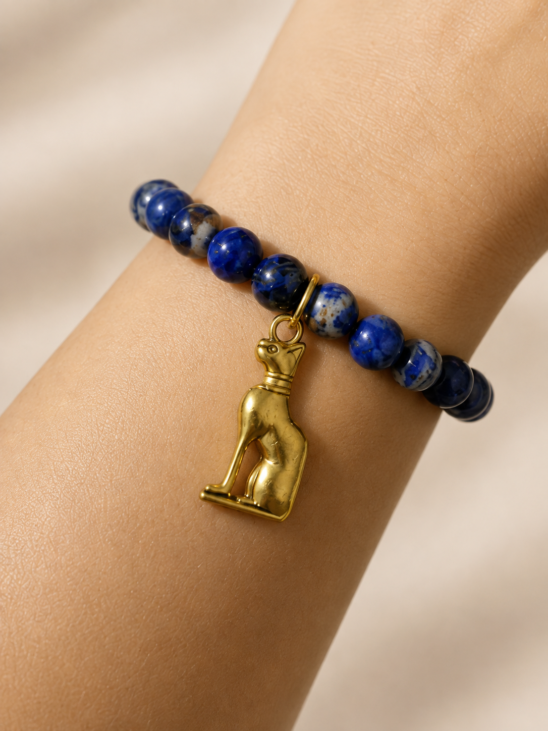 Agate Bastet Bracelet