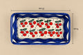 Cherries 9 x 15 Blue frame