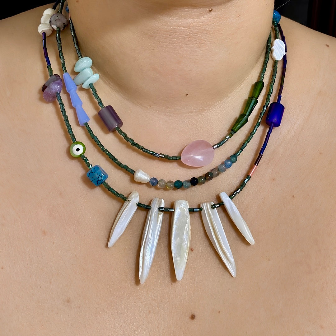 Lucky Layers Necklace ✨🪬