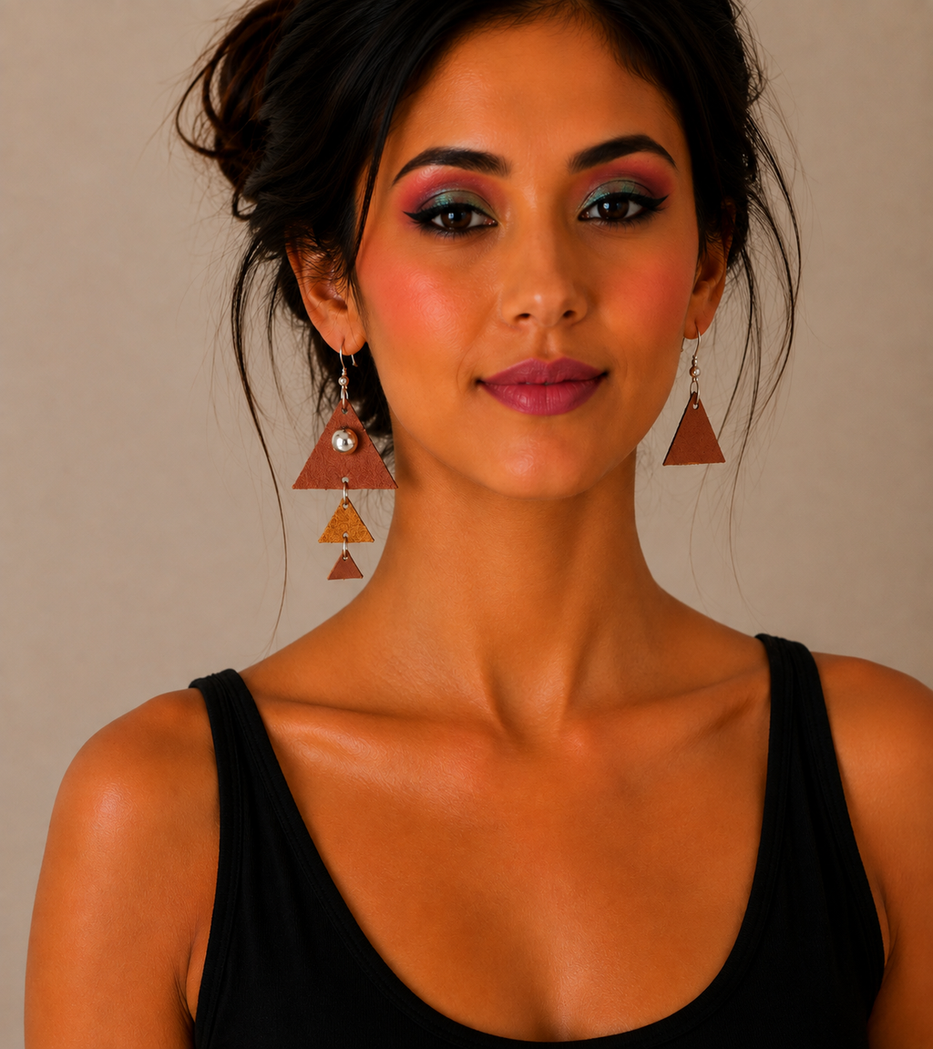 Pyramids Earrings